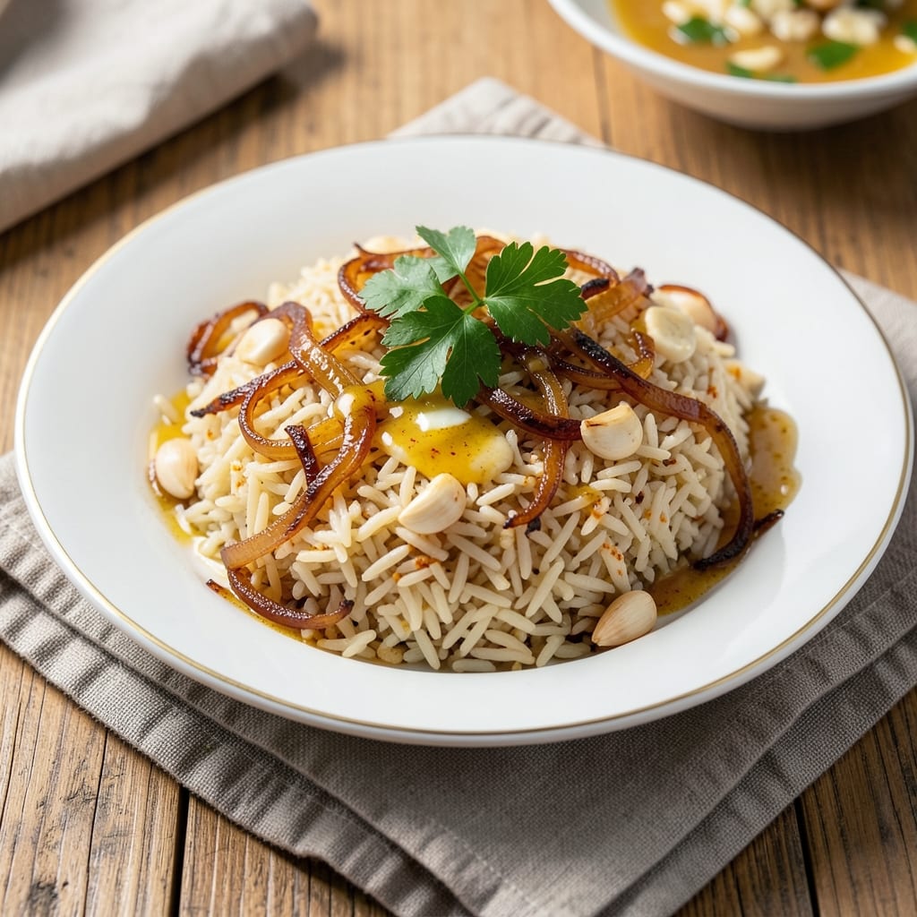 5-Star Rice Pilaf Recipe: Golden Crispy Edges With Fragrant Saffron Threads