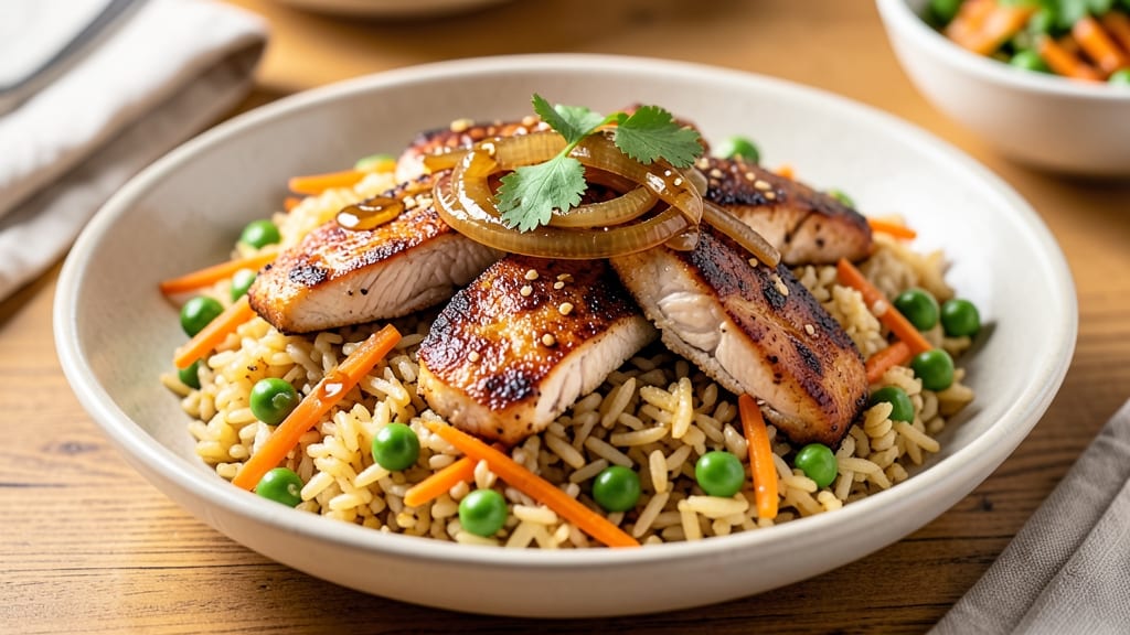 Chicken Helper Fried Rice Recipe: Cheesy Crisp-Topped One-Pan Magic