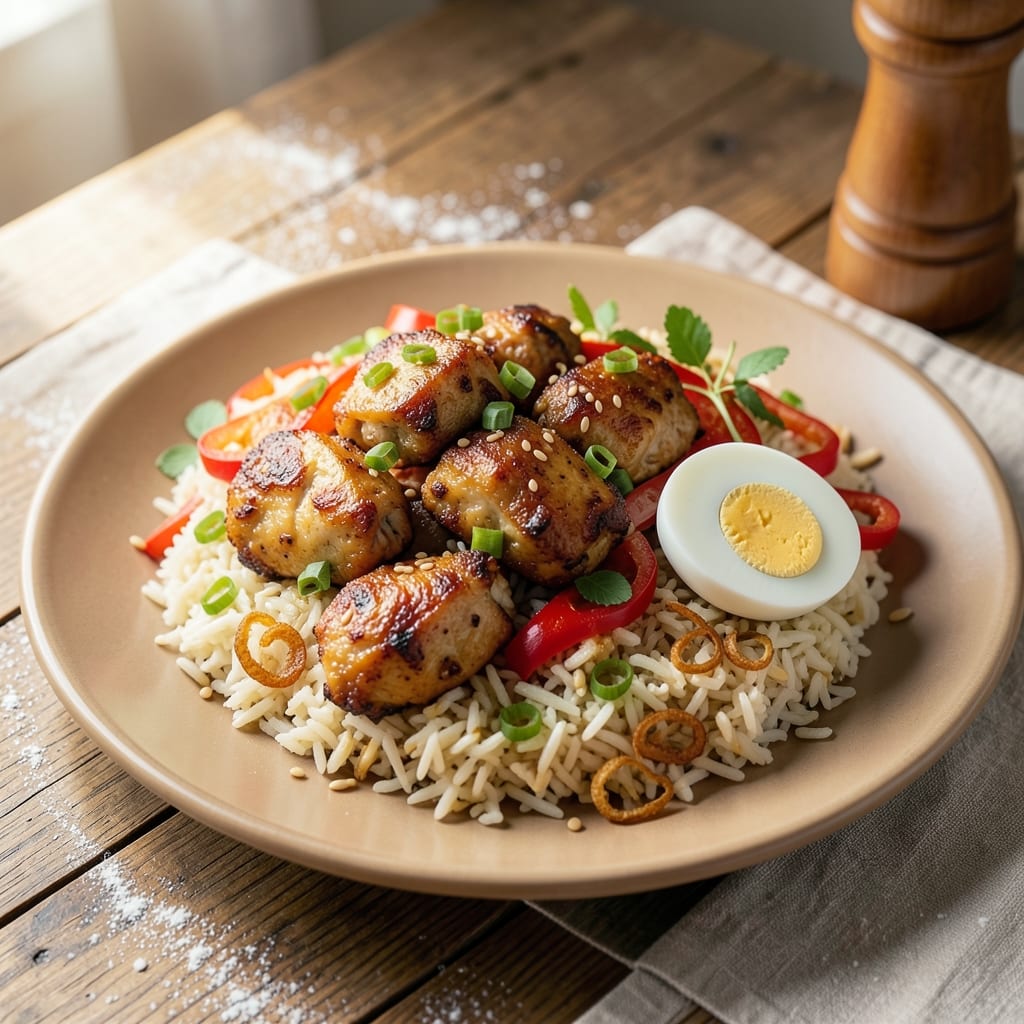 5-Star Chicken Fried Rice Recipe: Wok-Seared Chicken and Eggy Richness