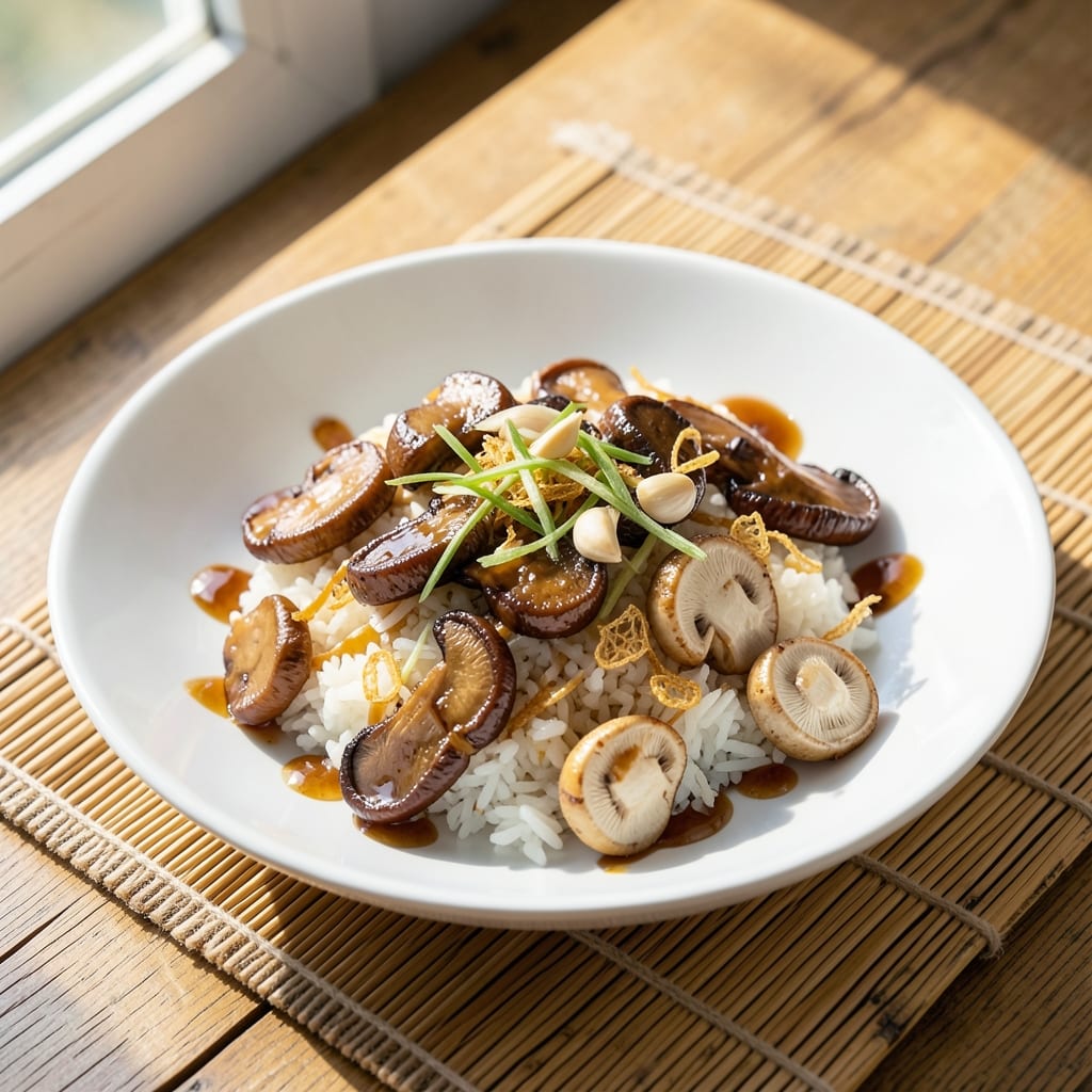 Asian Mushroom Rice Recipe: Umami-Packed Wok Crunch in One Pan