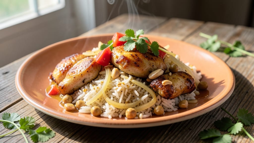 Chicken, Rice, and Chickpea Recipe: Spiced One-Pan Protein Powerhouse