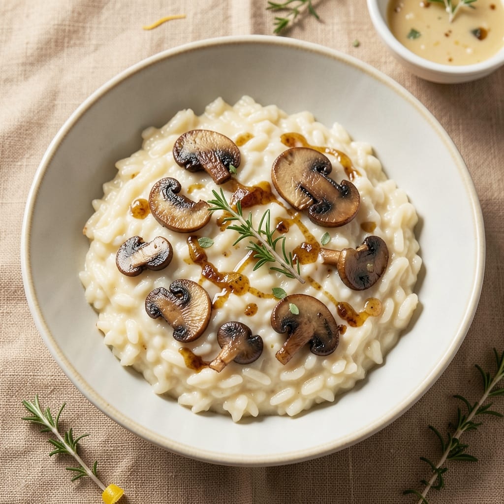 Arborio Rice Mushroom Risotto Recipe: Umami-Rich Creaminess Without Stirring Constantly