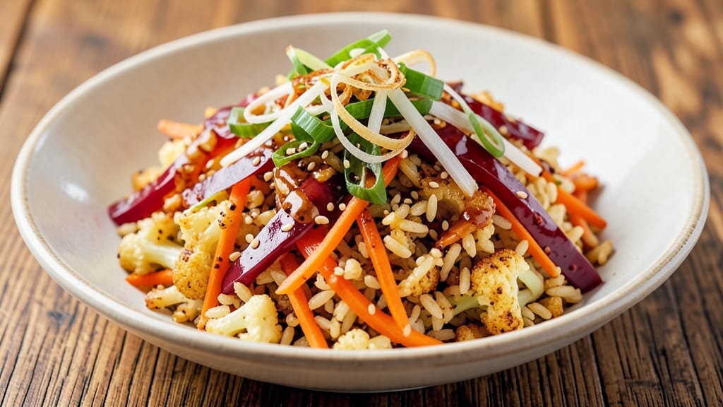 Cauliflower Vegetable Fried Rice Recipe: Crispy Rice, Hidden Veggies, One-Pan Magic