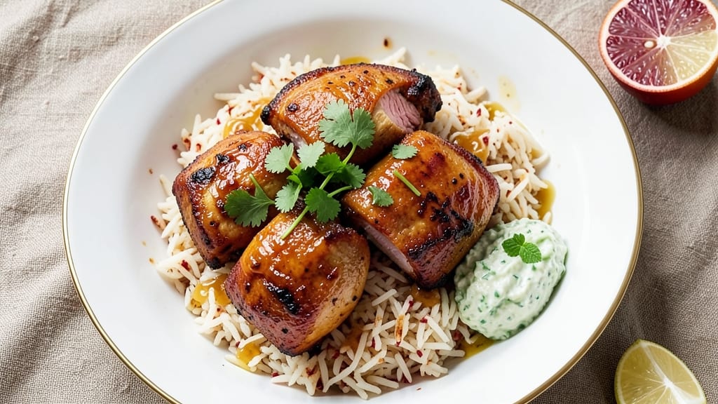 Chicken Tandoori Rice Recipe: Smoky Yogurt-Marinated Crunch Over Fragrant Basmati