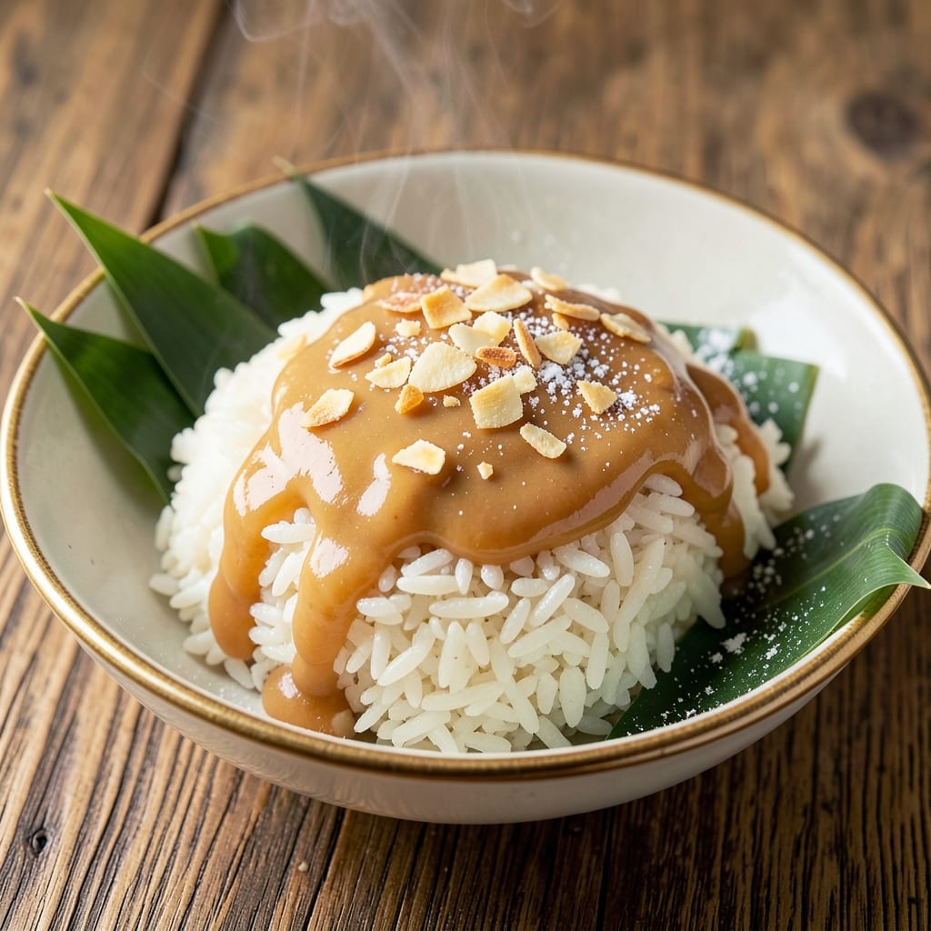 Asian Sweet Rice Recipe: Sticky Coconut-Milk Caramelized Delight