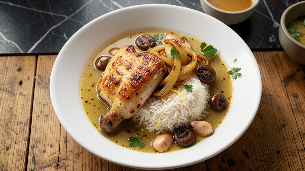 Chicken Rice Mushroom Onion Soup Recipe: Savory Umami Depth in One Pot