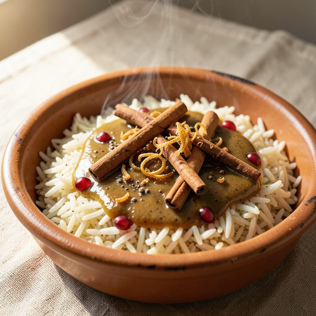 Albasha Rice Recipe: Toasted Spice and Charred Tomato Crunch Fusion