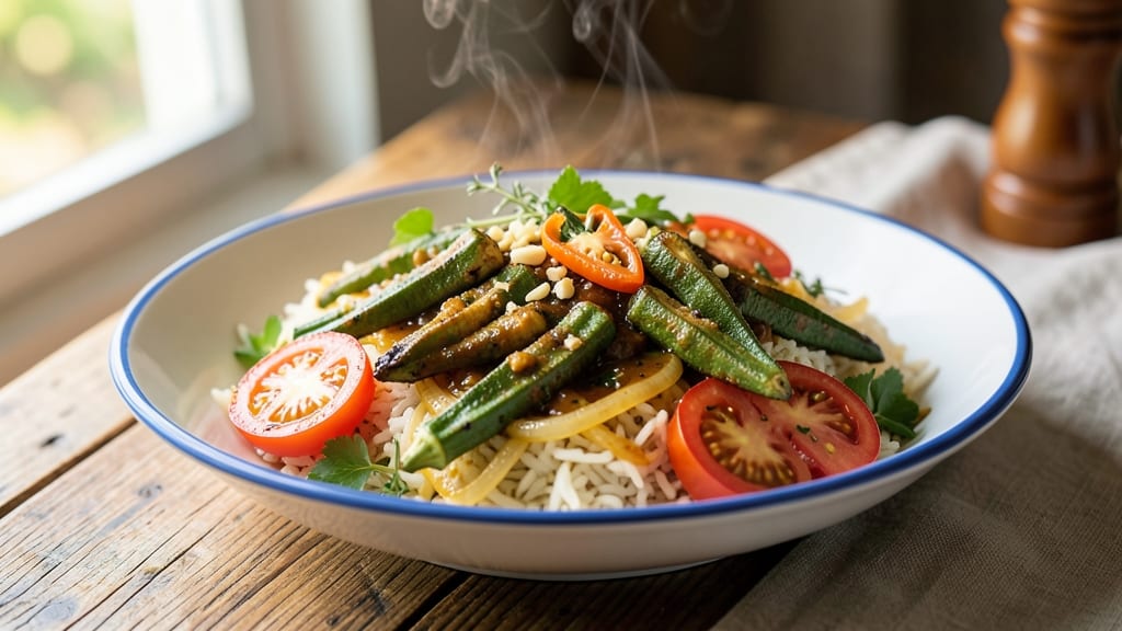 Caribbean Okra and Rice Recipe: Bold Spice and Tender Okra Fusion