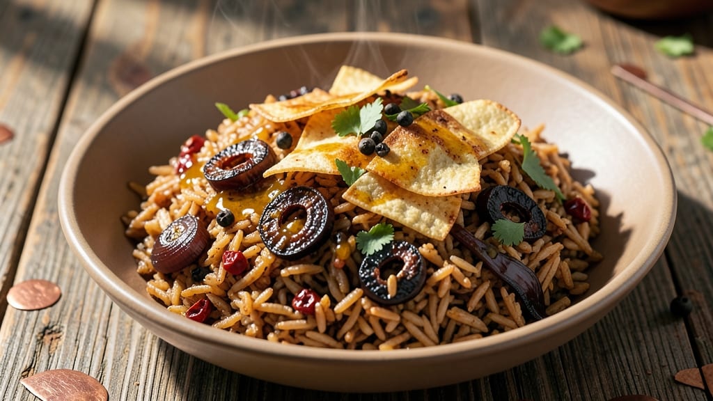 Chipotle Mexican Grill-Inspired Brown Rice Recipe: Smoky Cumin and Lime Crunch in One Pan