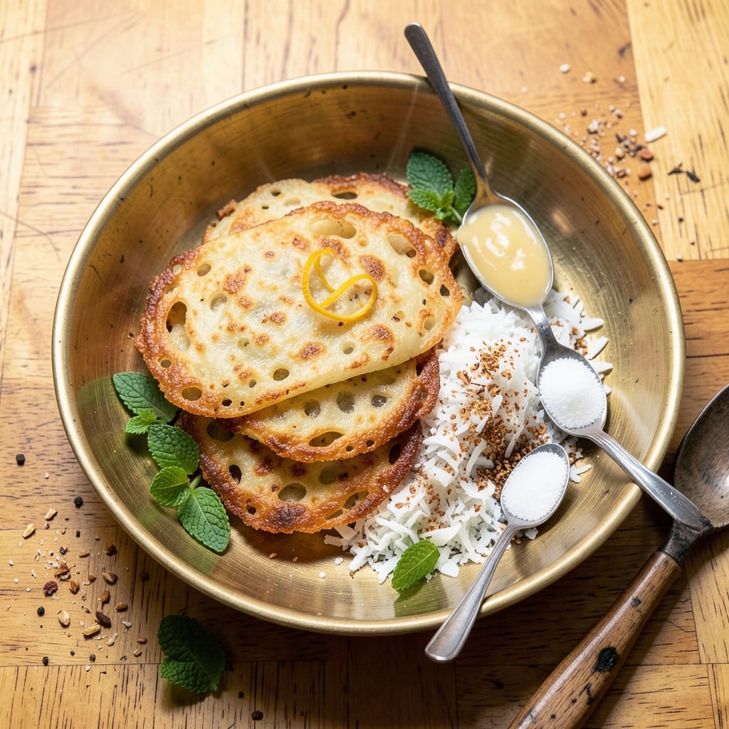 Appam Recipe With Rice Powder: South Indian Lace Pancakes With Coconut Flavor