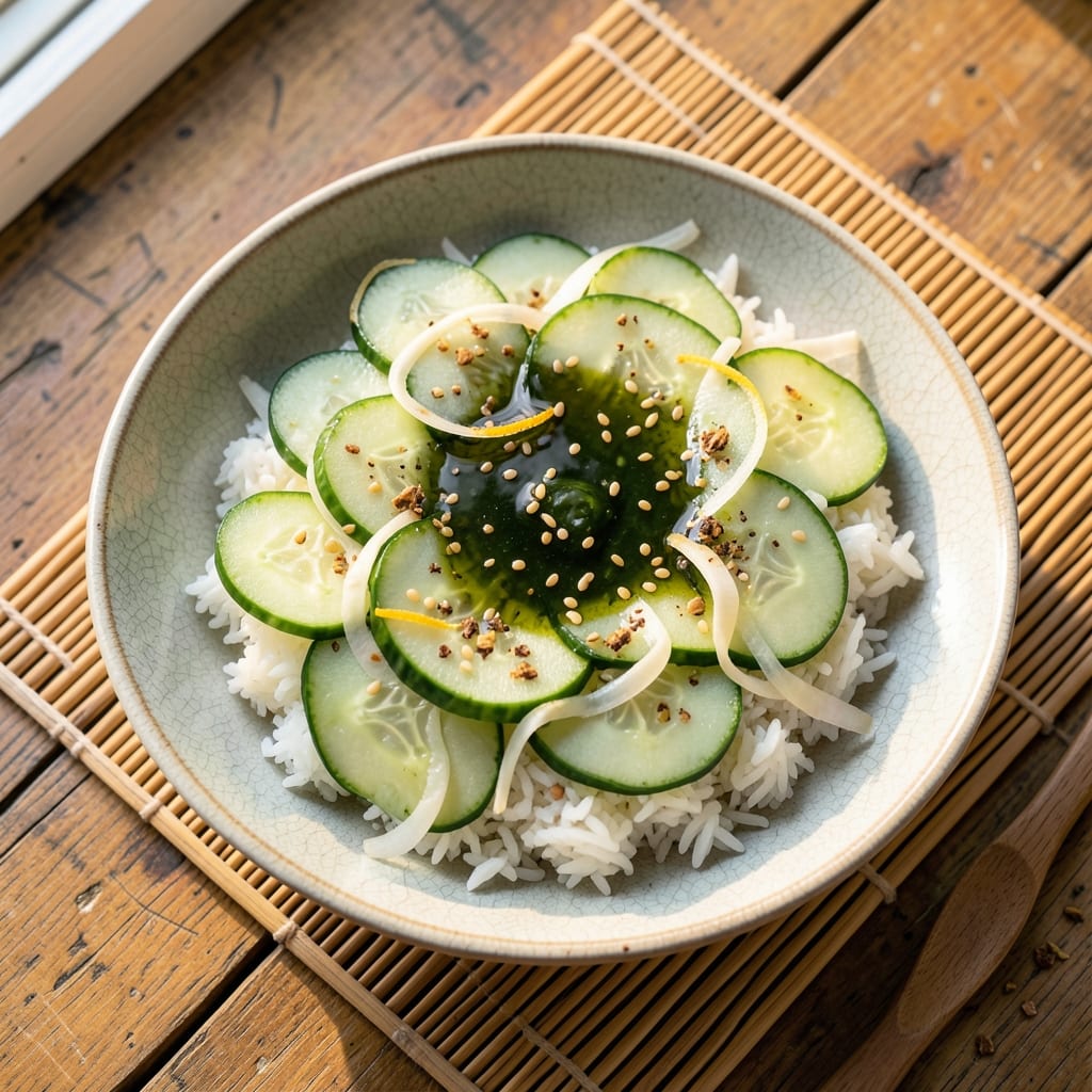 Asian Cucumber Salad Recipe with Rice Vinegar: Crisp Cool Refreshment in 15 Minutes