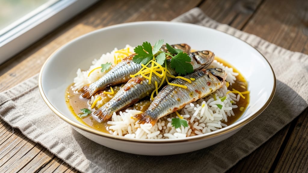Canned Sardines and Rice Recipe: Mediterranean-Inspired Protein-Packed Bowl