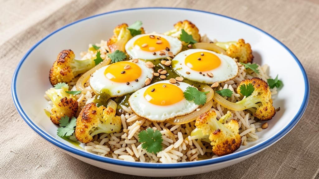 Cauliflower Fried Rice Recipe Indian: Turmeric-Spiced Crunch With Eggy Protein Twist