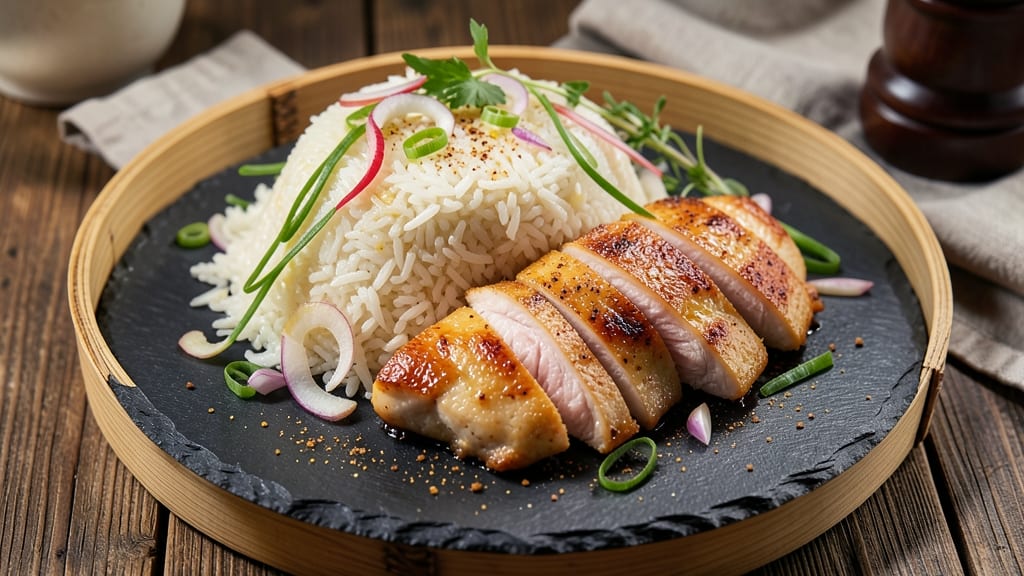 Chinese Chicken Steamed Rice Recipe: Fragrant Five-Spice Jasmine Crunch
