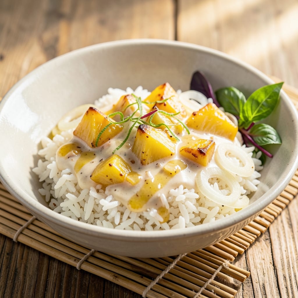 Aloha Rice Recipe: Tropical Coconut-Lime Fragrance in One Pot
