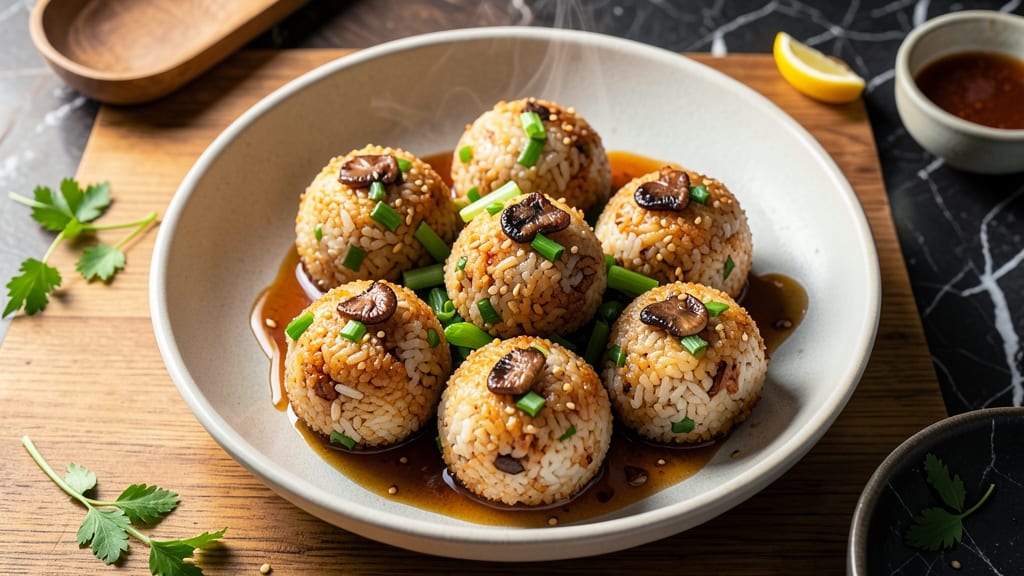 Chinese Fried Rice Balls Recipe: Crispy Celery Crowns With Eggy Protein Fusion