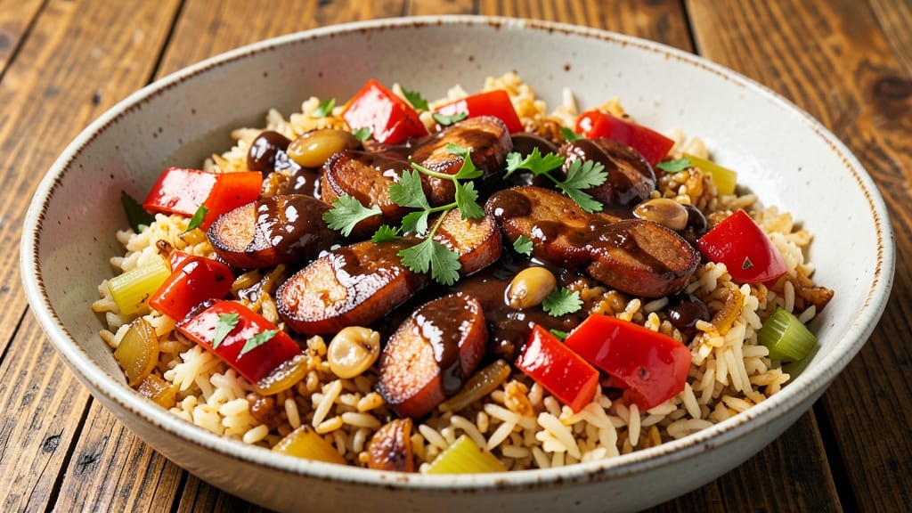 Cajun Sausage Dirty Rice Recipe: Smoky Spice-Packed One-Pan Feast