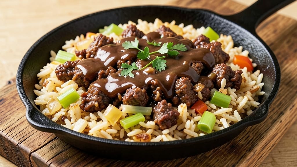 Campbell's Dirty Rice Recipe: Creamy Tomato Gravy Over Fragrant Jasmine Rice