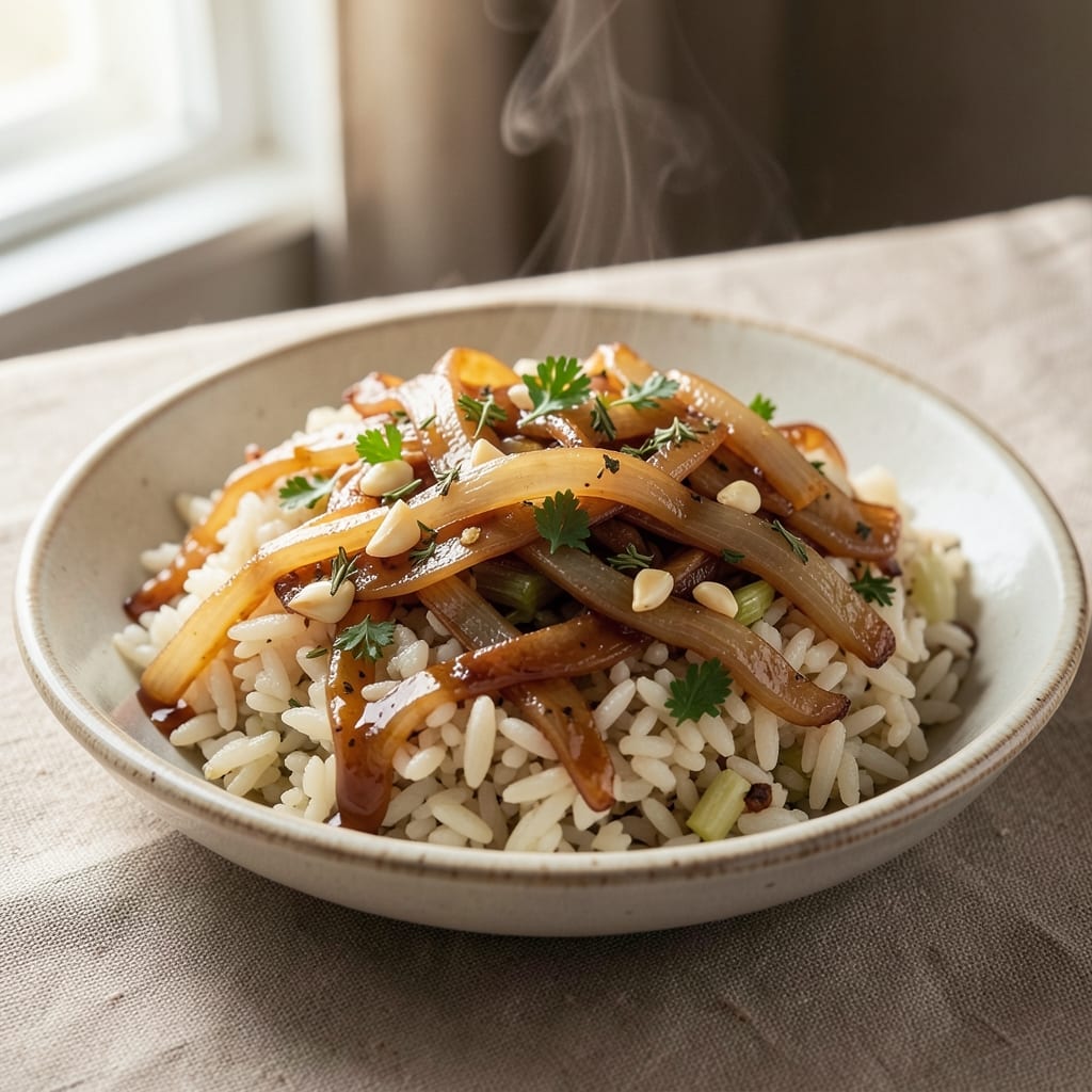 Applebee's Rice Pilaf Recipe: Golden Crispy Edges With Sautéed Onion Depth