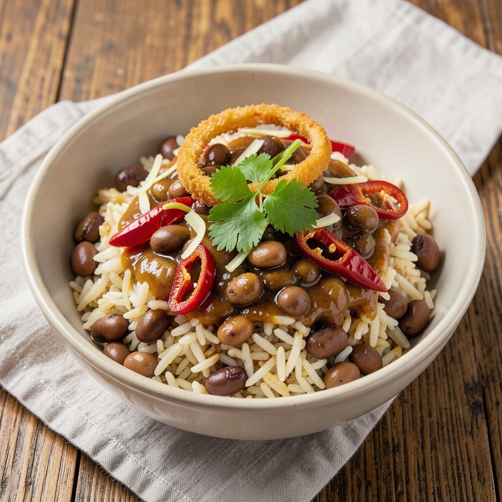African Beans and Rice Recipe: One-Pot Flavor Fusion With Toasted Spices