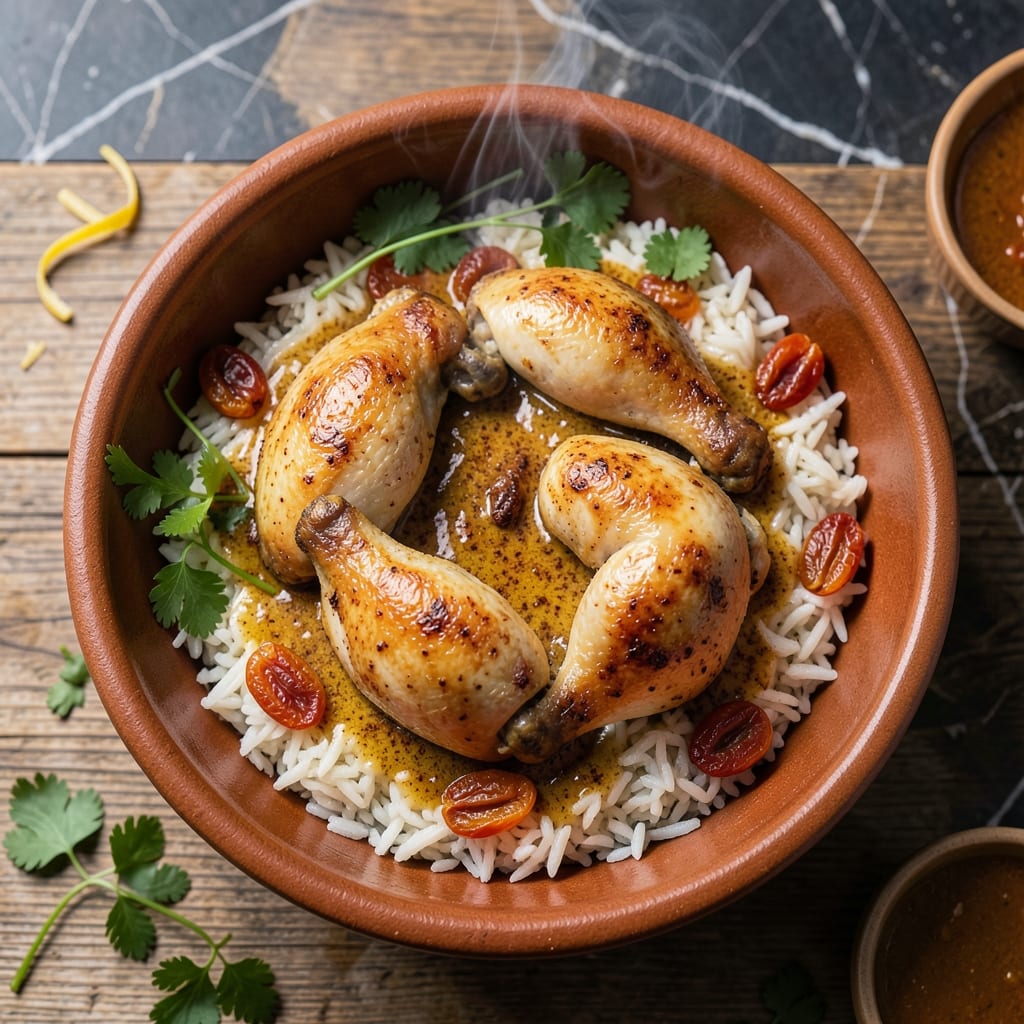 Armenian Chicken and Rice Recipe: Spiced Yogurt-Marinated Tender Meat