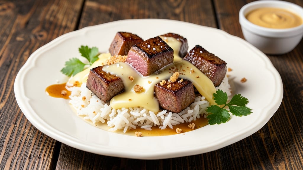 Cheesy Steak and Rice Recipe: One-Pan Melty Cheese and Caramelized Beef