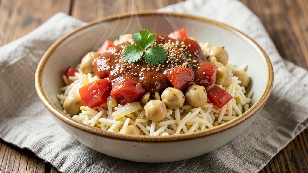 Chickpea Tomato Rice Recipe: Spiced Chickpeas and Fragrant Rice in One Pot