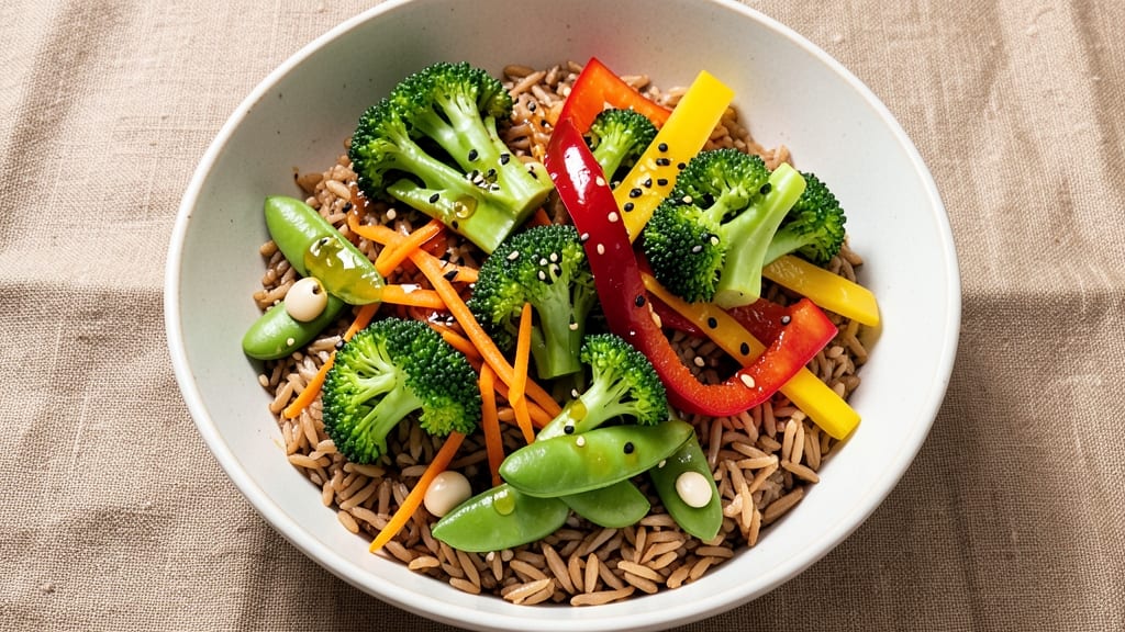 Brown Rice and Veggie Bowl Recipe: Protein-Packed Meal in 25 Minutes