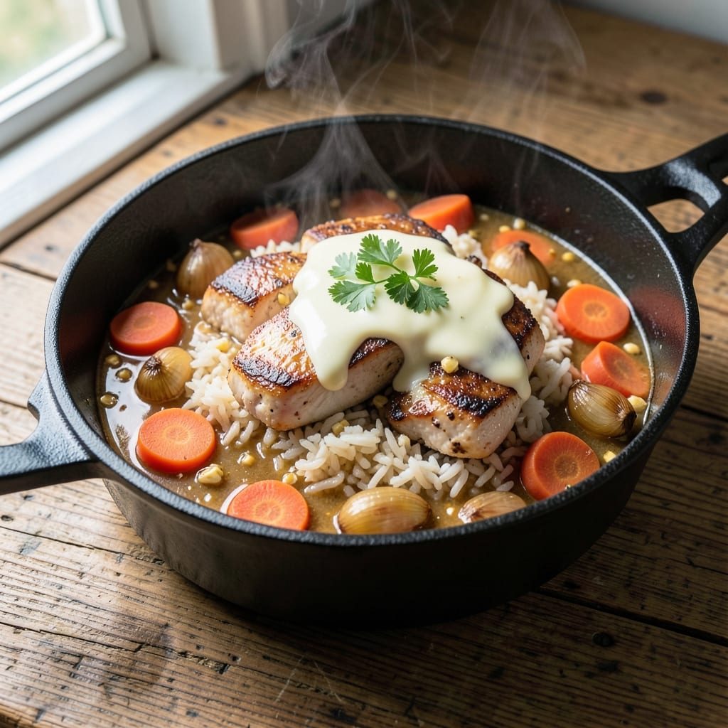 One-Pot Rice Recipe: Golden Crust, Fluffy Heart, One-Pan Magic