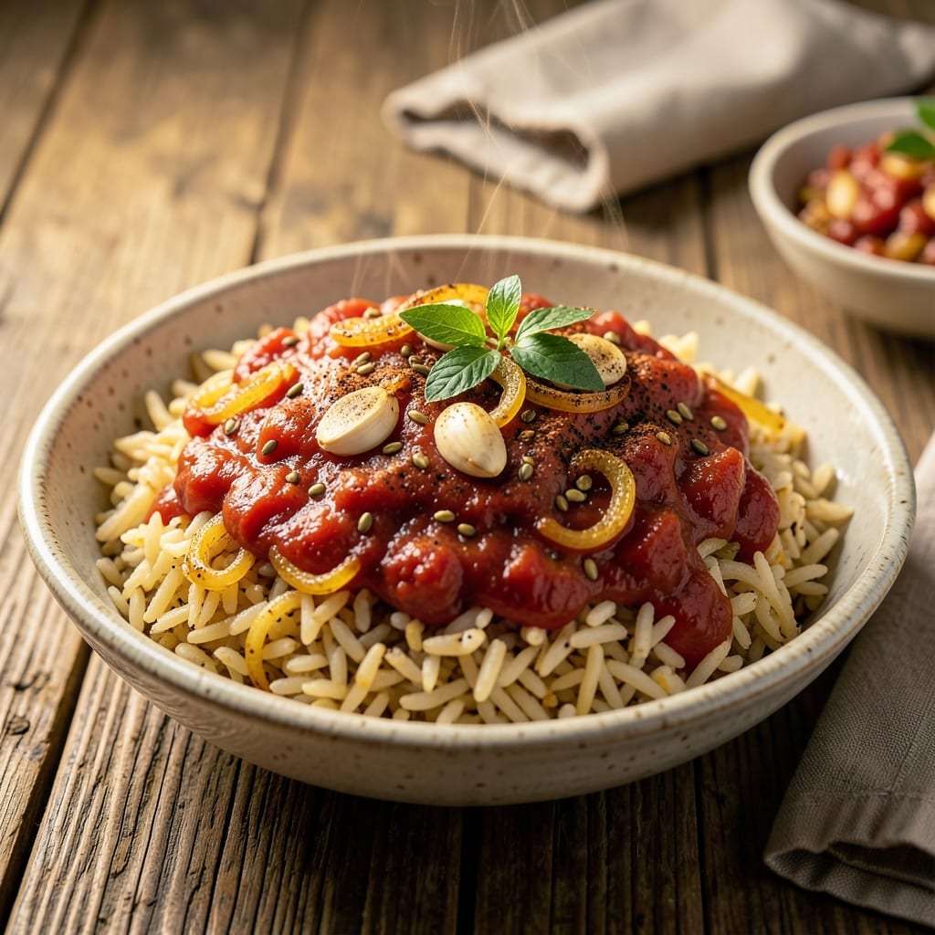 African Spicy Rice Recipe: Smoky Tomato and Cumin Bomb in One Pot