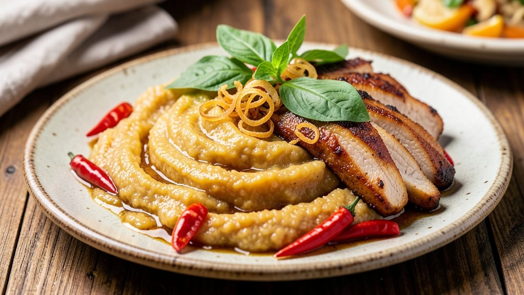 Chicken Rice Paste Recipe: Wok-Sizzled Aromatics and Silky Coconut Cream