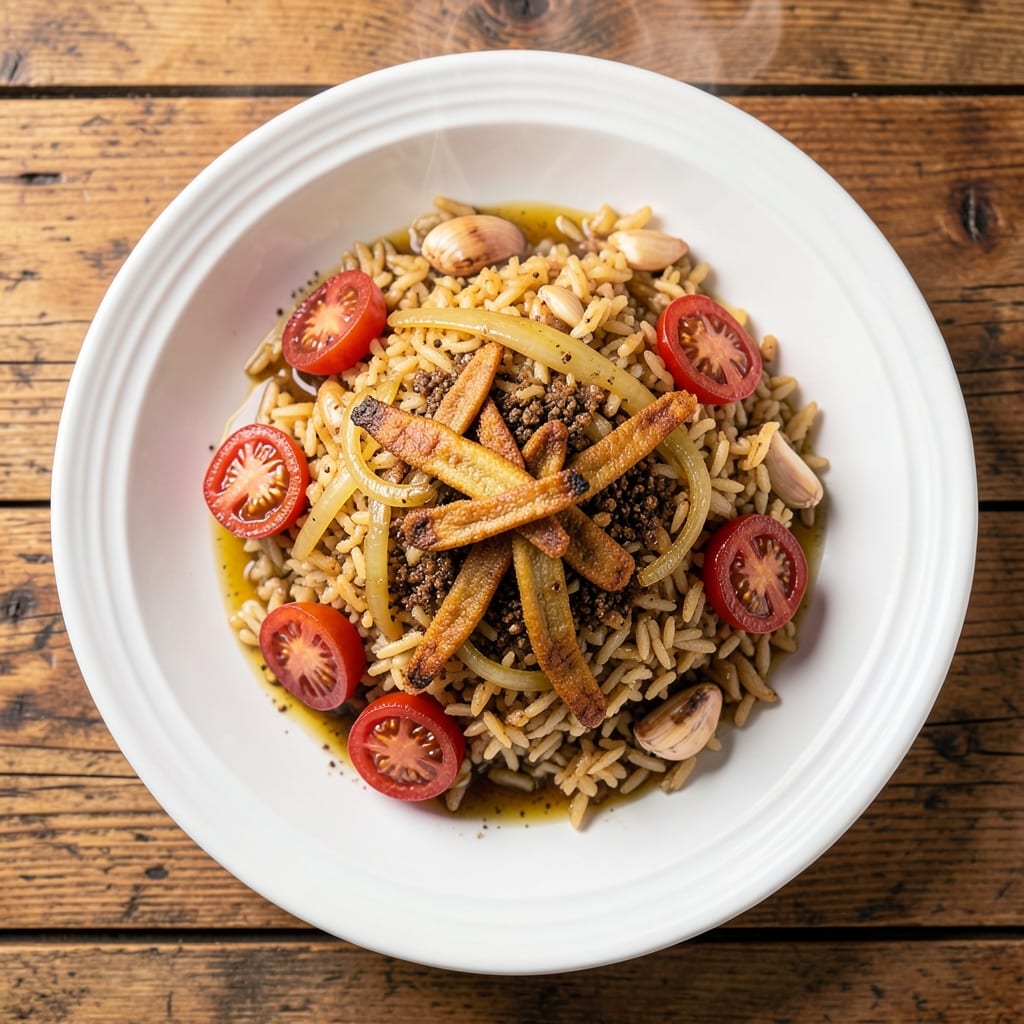 Aligue Fried Rice Recipe: Smoky Cumin and Charred Tomato Crunch Fusion
