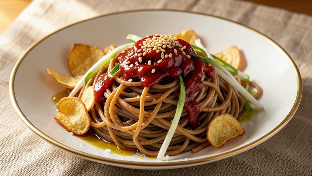 Brown Rice Flour Noodles Recipe: Silky Noodles With Nutty Depth in One-Pan