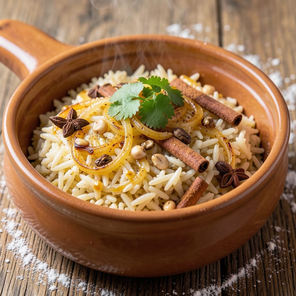 Anthony's Rice Pilaf Recipe: Toasted Spice Crunch and Aromatic Layers