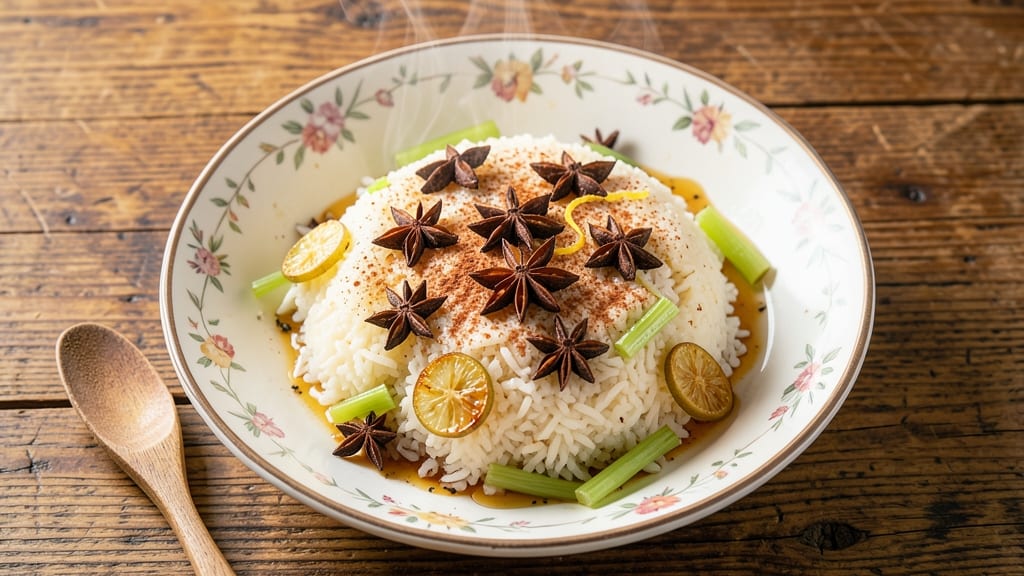Cebu Dimsum Steamed Rice Recipe: Five-Spice Infused Fragrance With Celery Crown Crunch