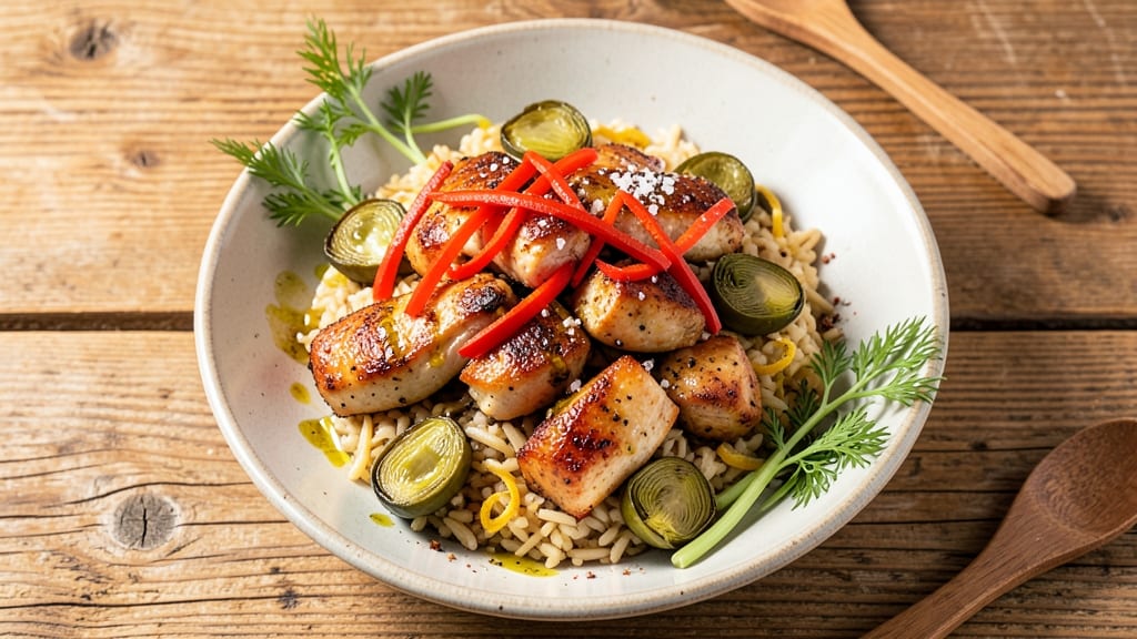 Chicken Rice A Roni Artichoke Salad Recipe: Crispy Celery Crowns Over Zesty Lemon Rice