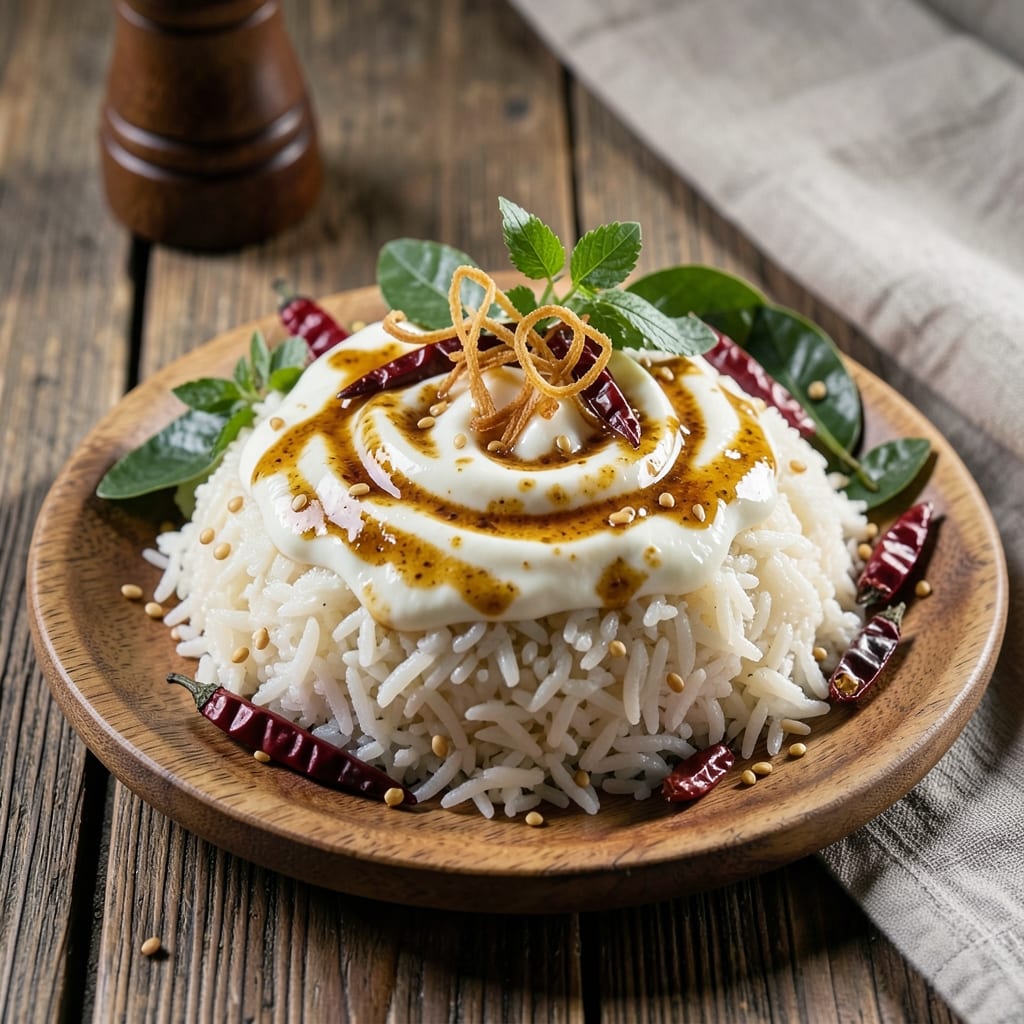 Andhra Curd Rice Recipe: Tangy Tamarind and Toasted Mustard Seed Crunch