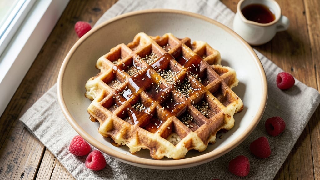 Brown Rice Flour Waffles Recipe: Nutty, Light Crisp With Fluffy Interiors