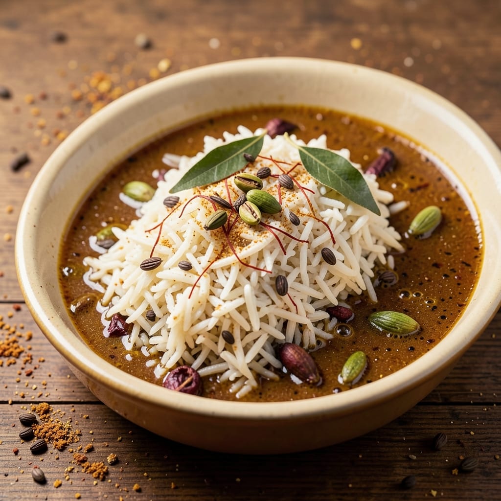 Aromatic Indian Rice Recipe: Toasted Spice and Saffron Fragrance in One Pot