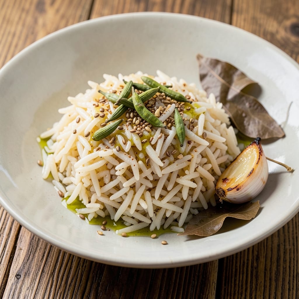 Aroma White Rice Recipe: Fragrant Basmati With Toasted Cumin Crunch
