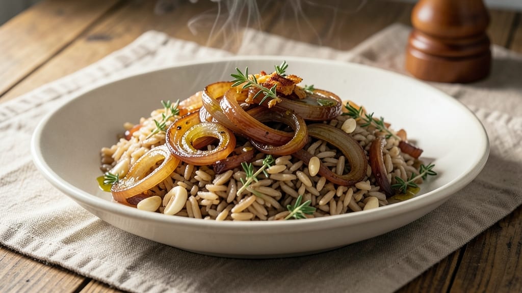 Brown Onion Rice Recipe: Sweet Caramelized Depth in One-Pan Magic