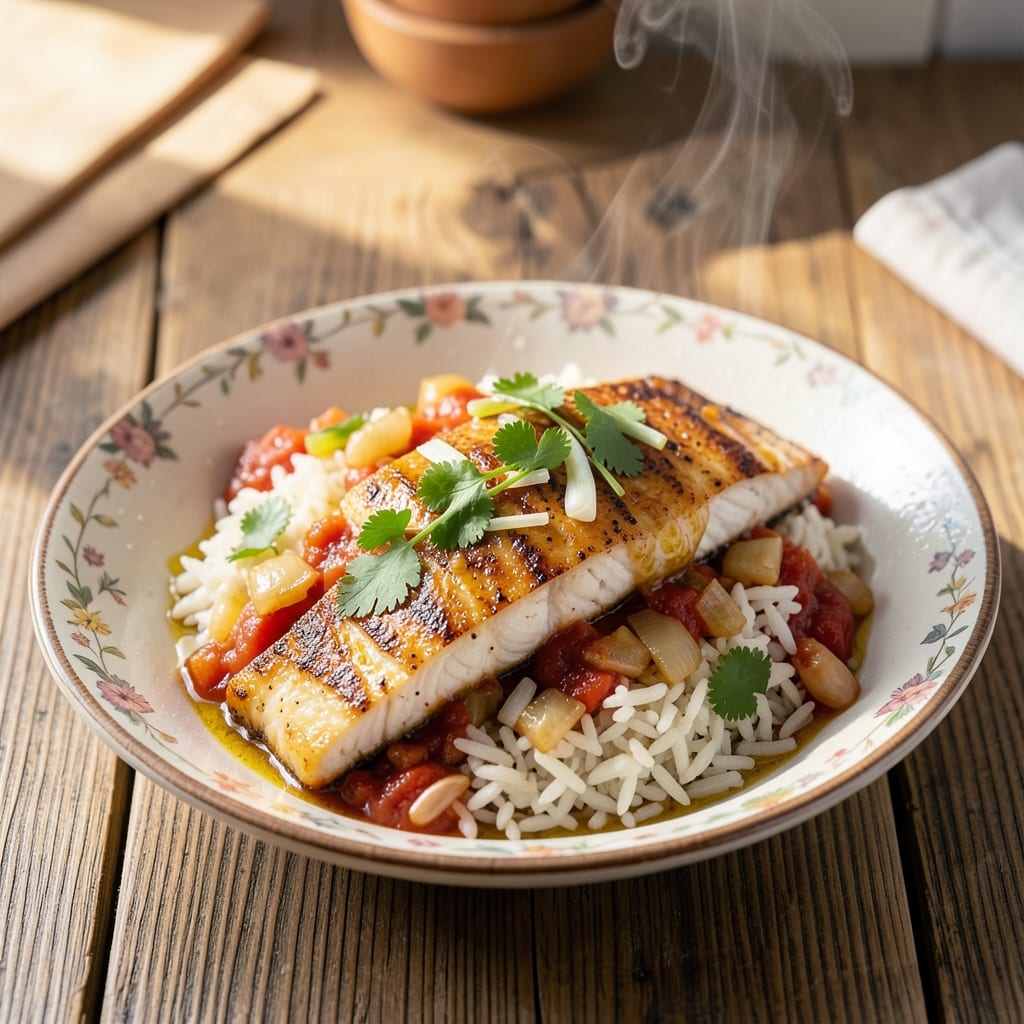 African Fish and Rice Recipe: One-Pot Spice-Infused Feast in 30 Minutes