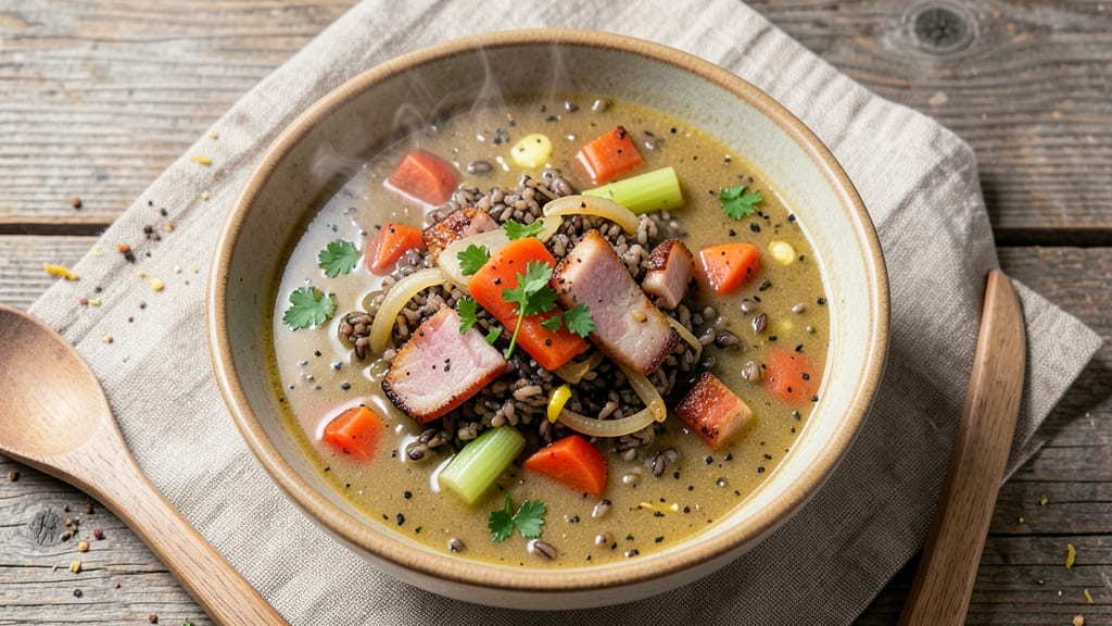 Byerlys Wild Rice Soup Recipe with Ham: Savory Ham and Wild Rice Blend in One Pot