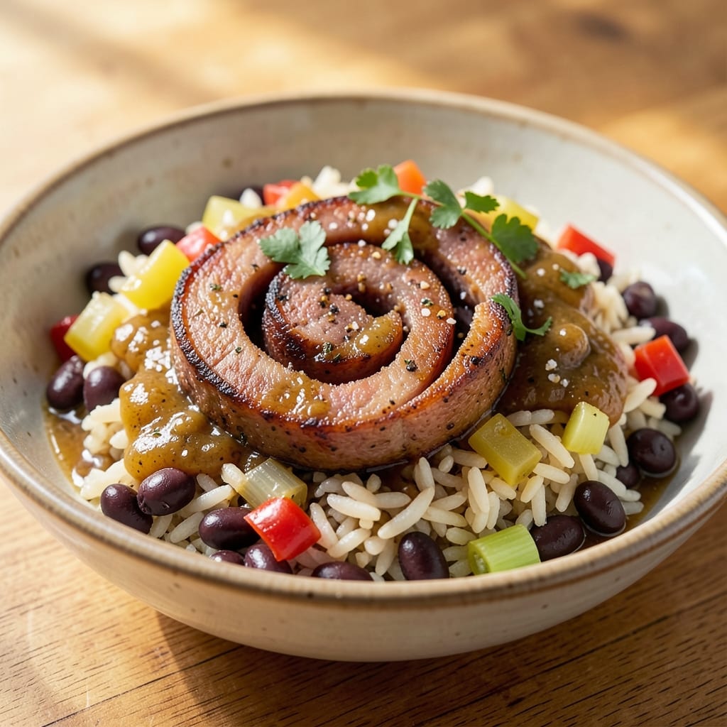 Andouille Sausage, Rice, and Beans Recipe: Spiced Cajun Depth in One Pot
