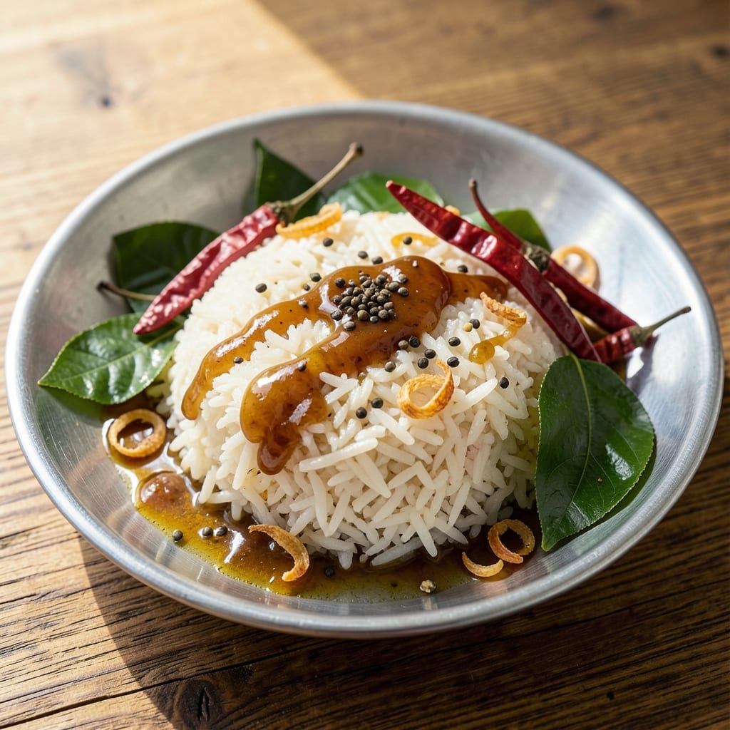 Andhra Tamarind Rice Recipe: Tangy-Sour Tamarind Kicks With Toasted Rice Crunch
