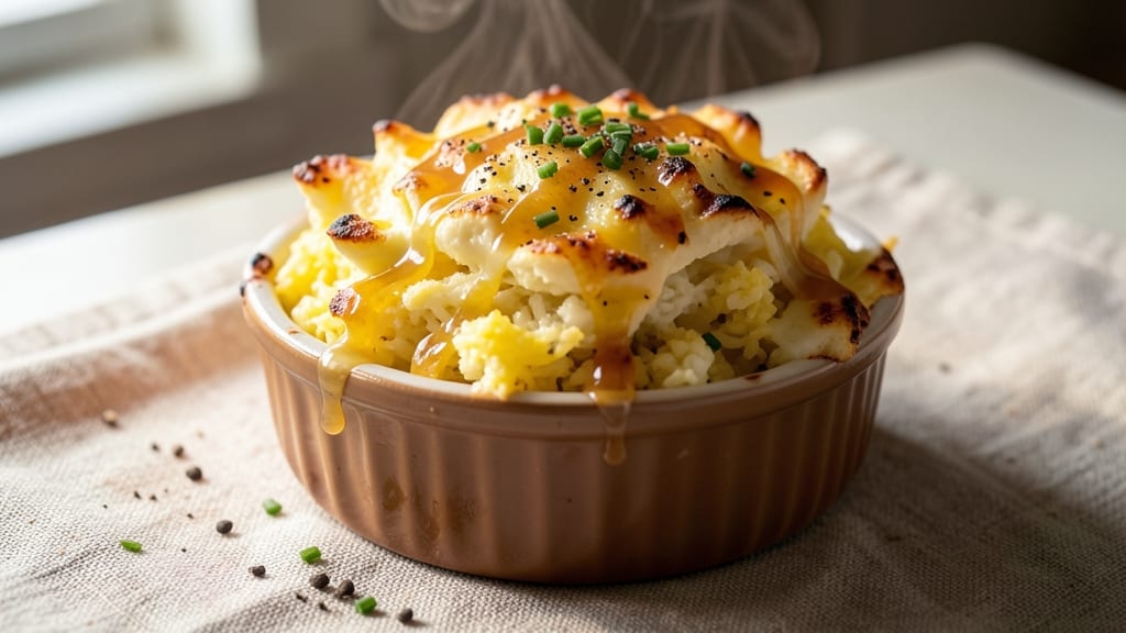 Cheese and Rice Soufflé Recipe: Light-as-Air Rise With Melty Cheese Crown