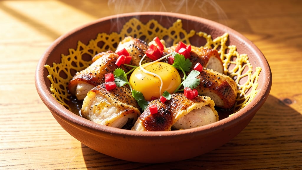 Chakralu Recipe With Rice Flour: Wok-Tossed Crispy Celery Crowns and Spiced Egg Fusion