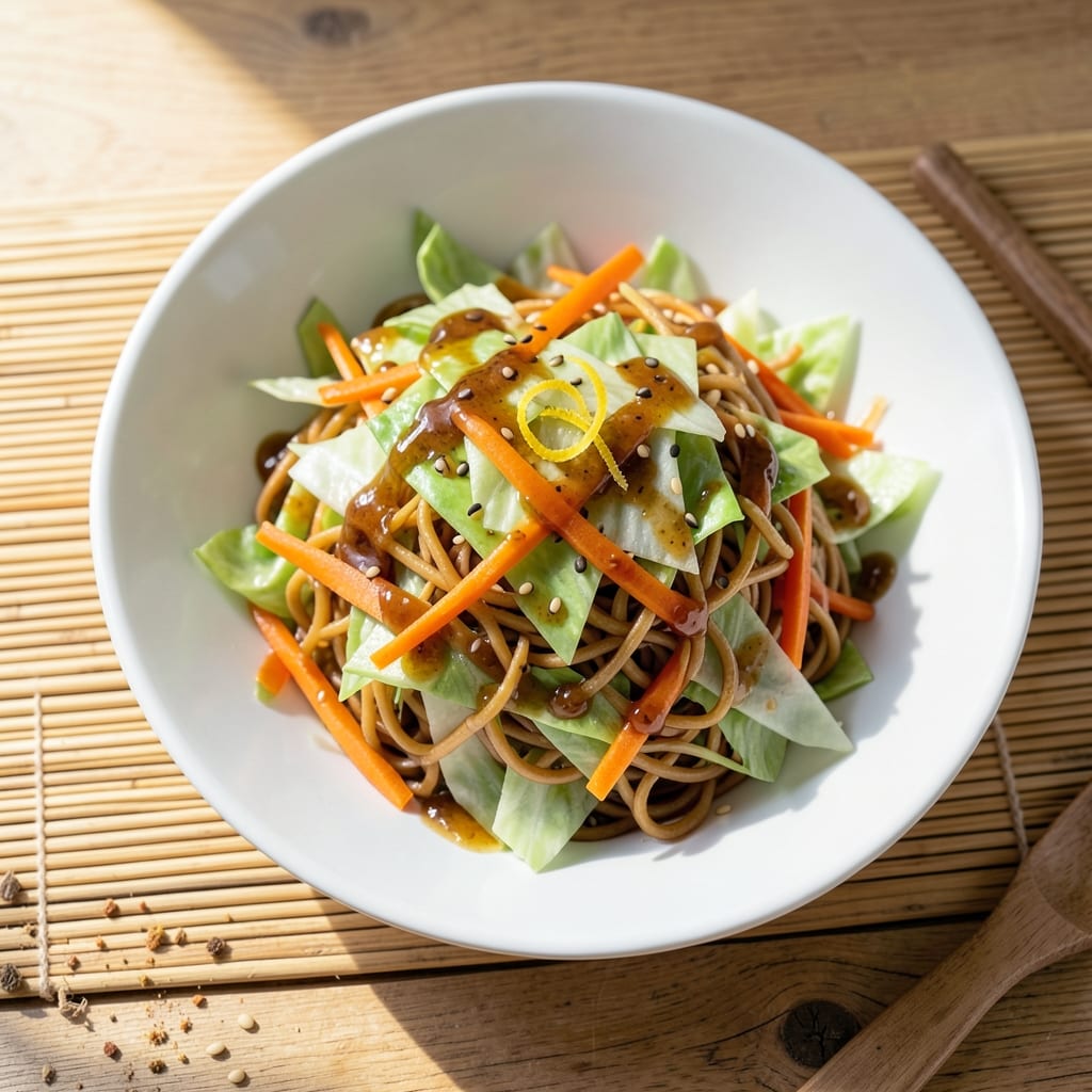 Asian Coleslaw Recipe With Ramen Noodles And Rice Vinegar: Umami-Packed Crunch Without the Cream