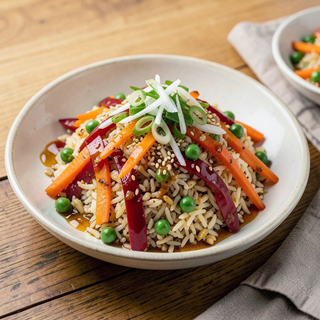 Asian Vegetable Fried Rice Recipe: Wok-Tossed Freshness With Perfectly Plump Grains