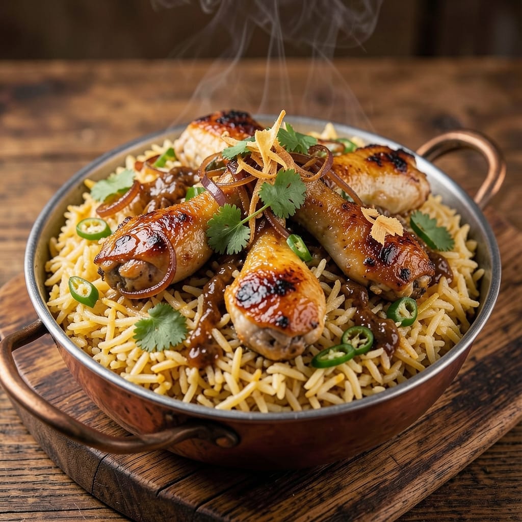 2 Kg Rice Biryani Recipe: Layered Fragrance and Charred Spice Magic